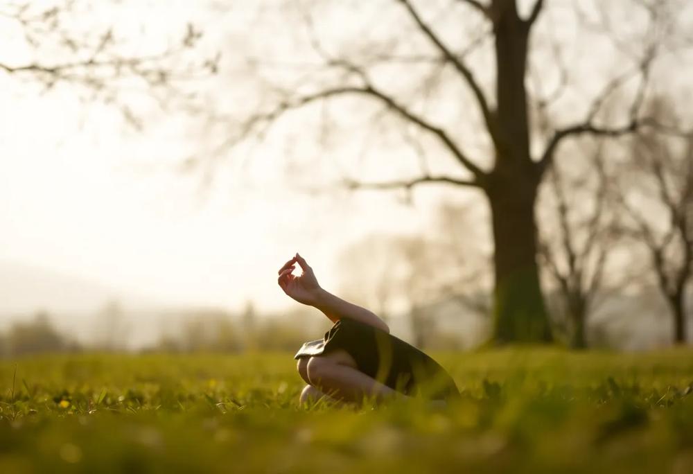 meditation outdoors